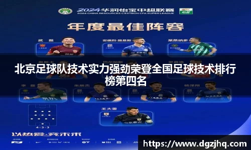 北京足球队技术实力强劲荣登全国足球技术排行榜第四名